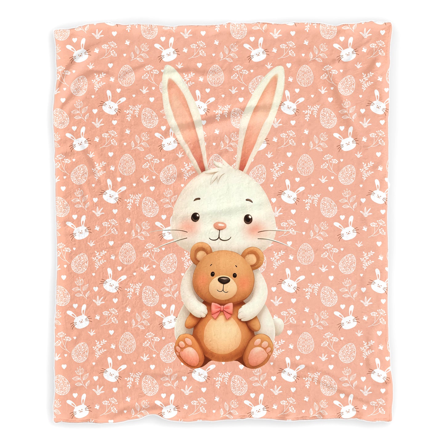 Bunny Hugs Minky Blanket