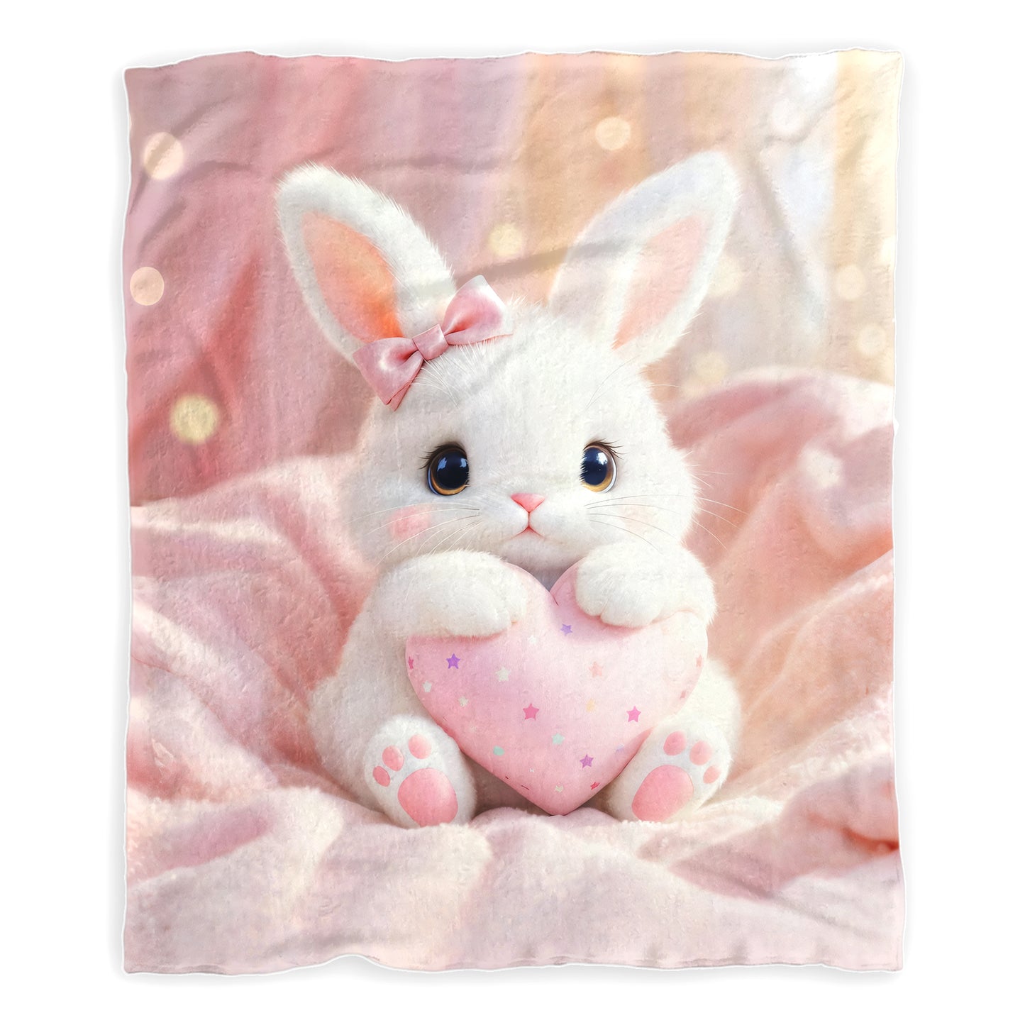Bunny Snuggles Minky Blanket