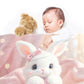 Bunny Snuggles Baby Fleece Blanket