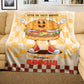 Burger Boogie Light Weight Fleece Blanket