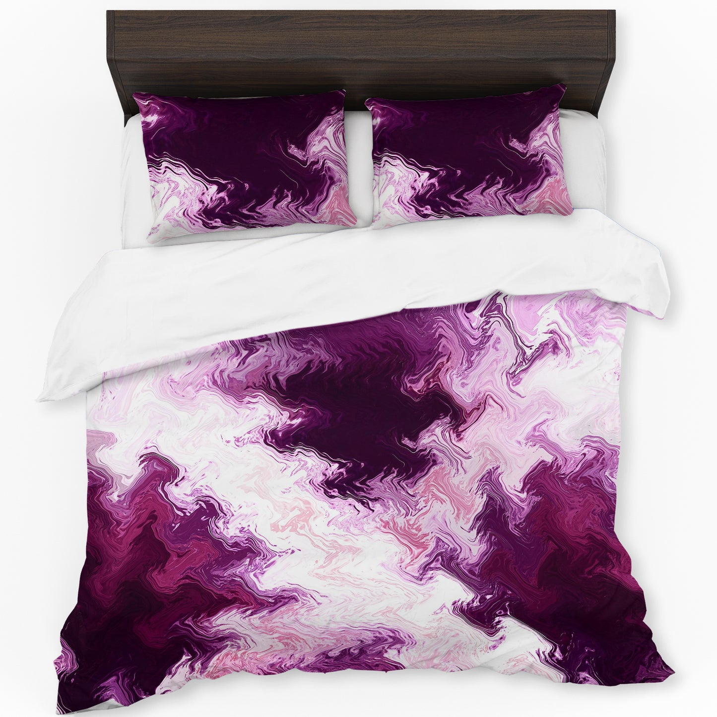 Burgundy Duvet Cover Set