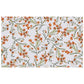 Burnt Oranges Flower Blossoms Rectangle Tablecloth by Mark van Vuuren