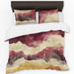 Burnt Orange Plumb Ombre Duvet Cover Set by Wikus Schalkwyk