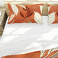 Burnt Orange with Leaves Duvet Cover Set by Wikus Schalkwyk