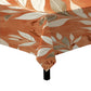 Burnt Orange with Leaves Square Tablecloth by Wikus Schalkwyk