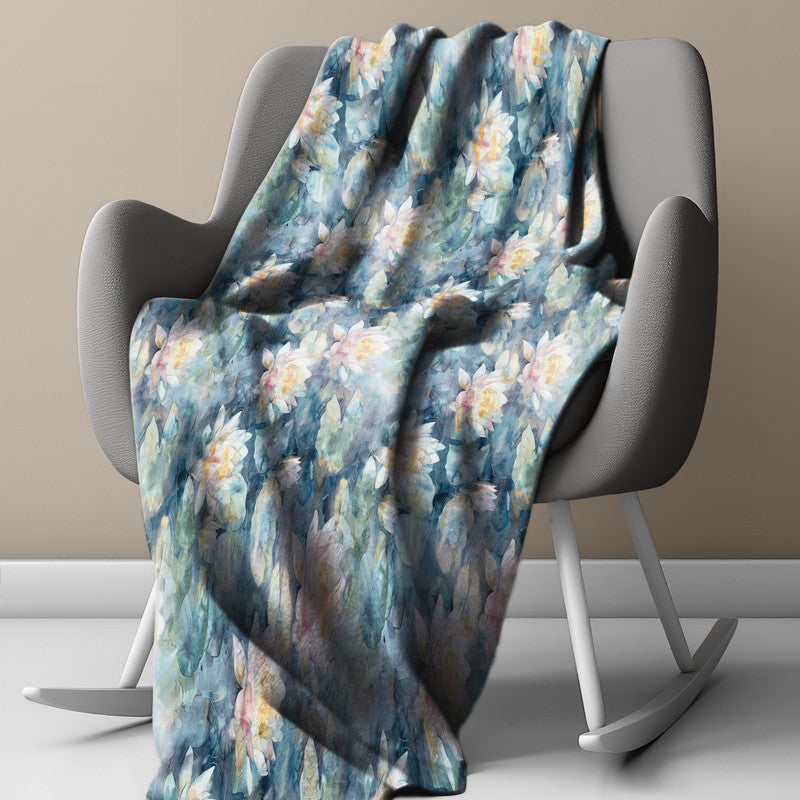 Busy Morning In The Pond Light Weight Fleece Blanket