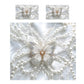 Butterfly White Pearls Duvet Cover Set