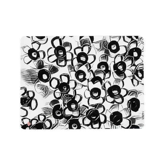Button Flowers Sketch Mouse Pad By Fifo