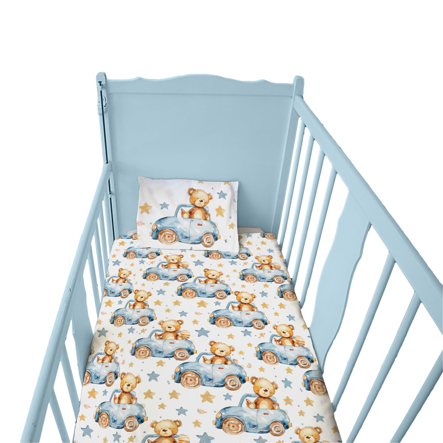 Bye Bye Bears Cot Set