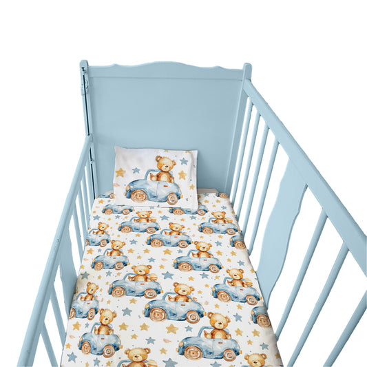 Bye Bye Bears Cot Set