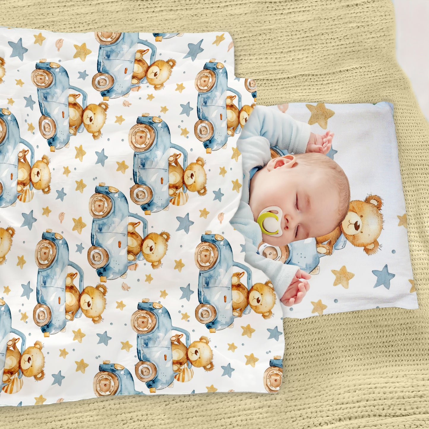 Bye Bye Bears Cot Set