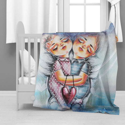 Embracing Love Minky Blanket