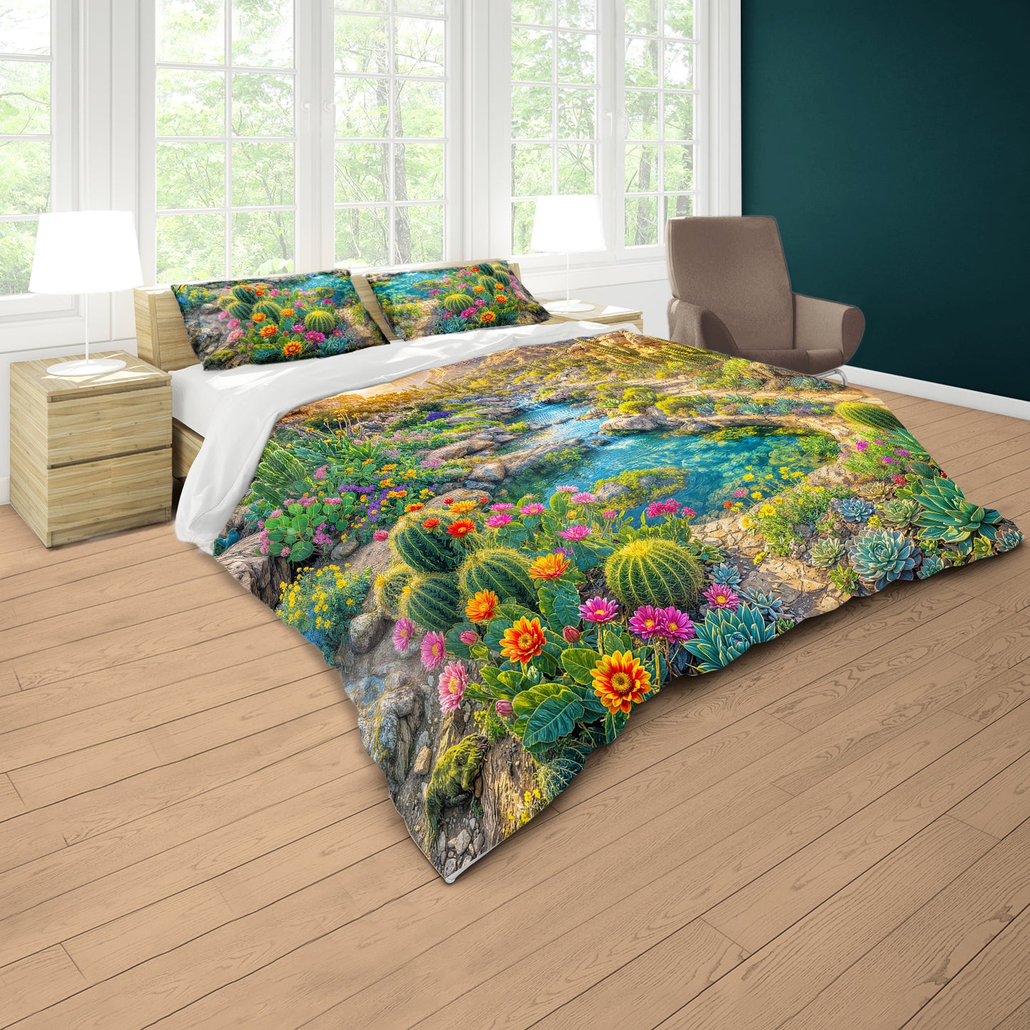 Cactus Field Duvet Cover Set