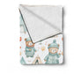 Camping Bears Baby Fleece Blanket