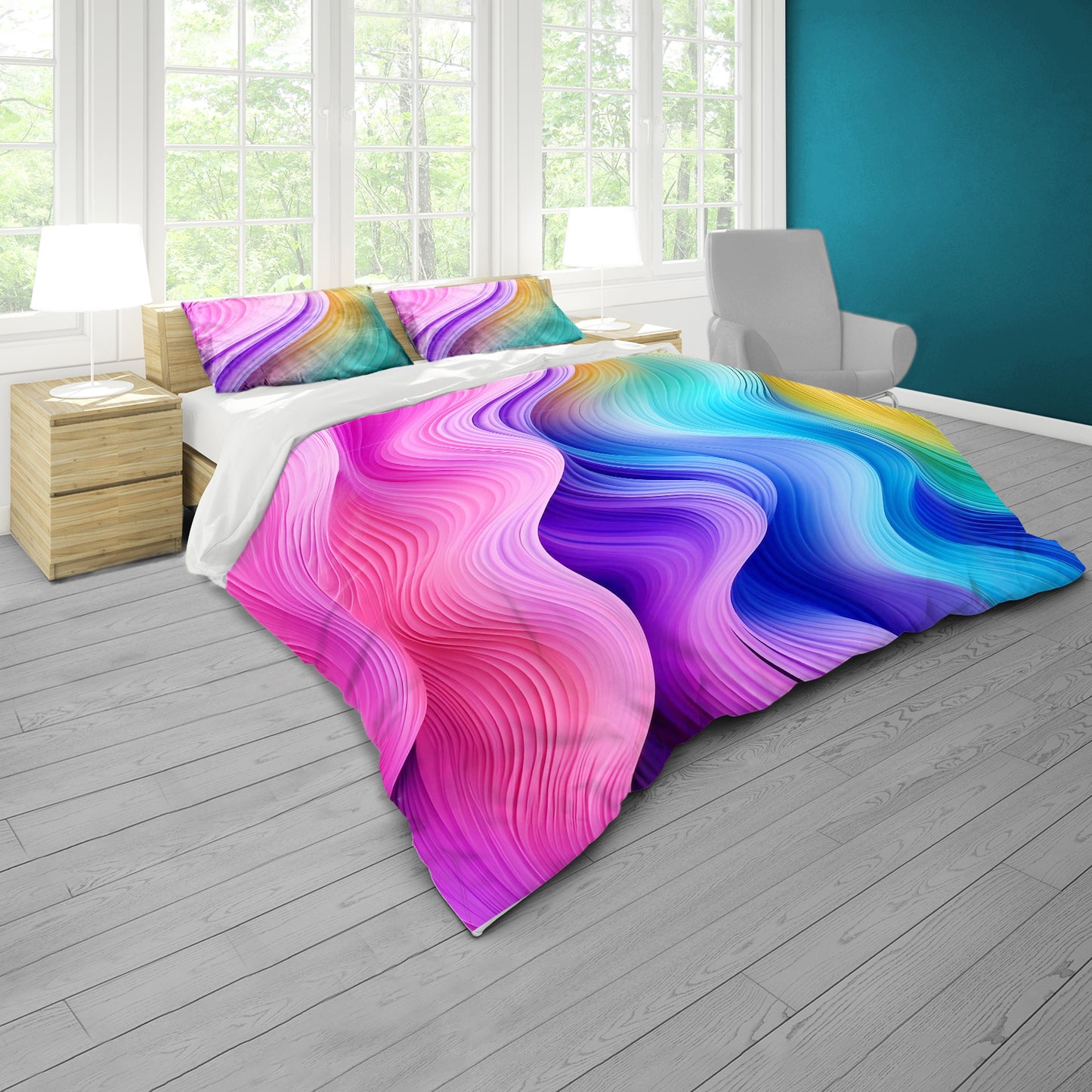Candy Veins Duvet Cover Set