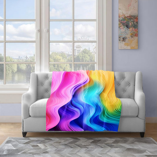 Candy Veins Light Weight Fleece Blanket