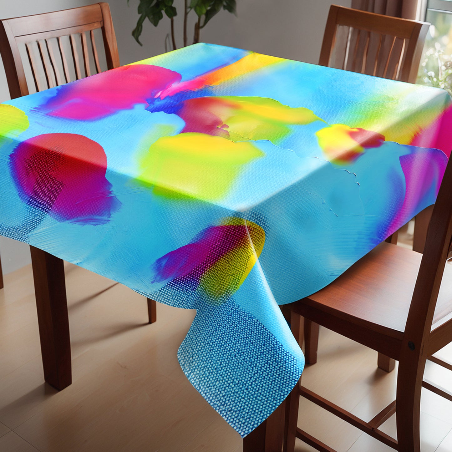 Canvas of Dreams Square Tablecloth