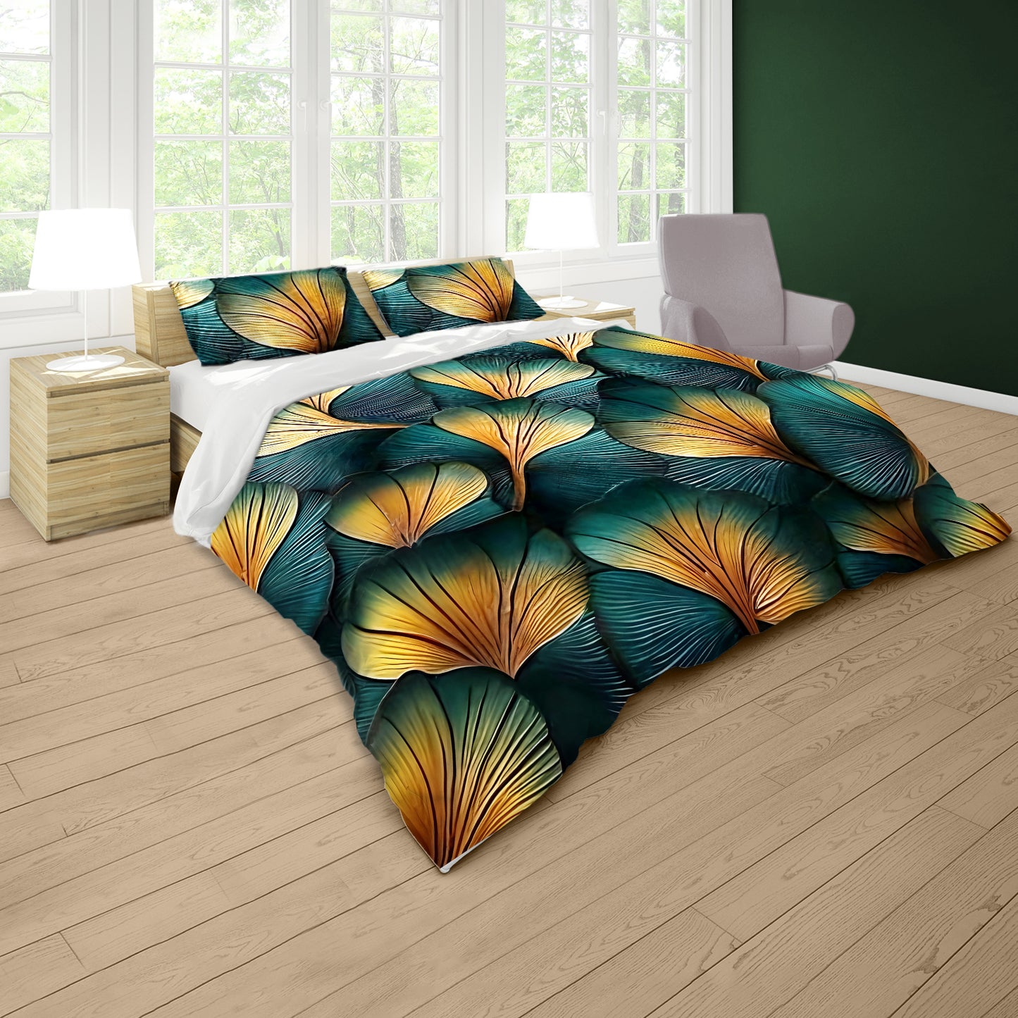 Canvas of Echoes Duvet Cover Set