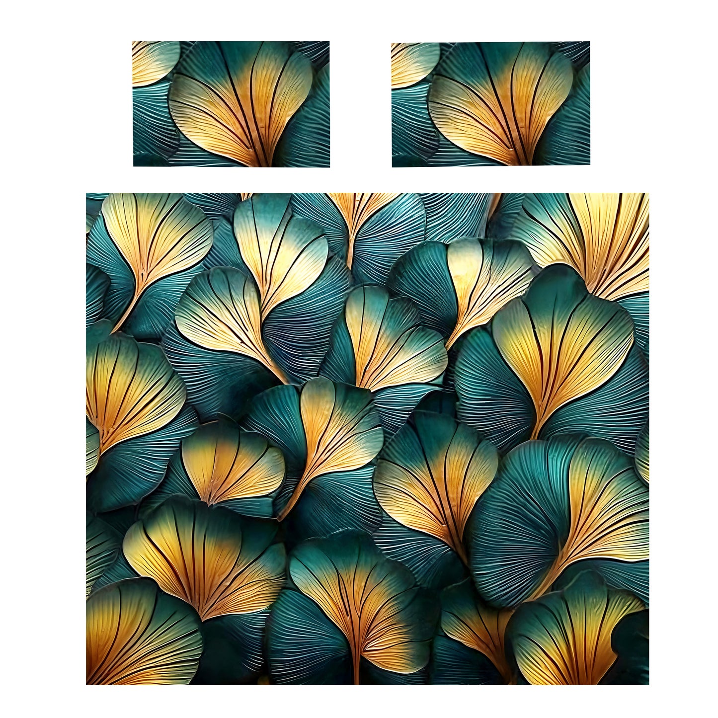 Canvas of Echoes Duvet Cover Set