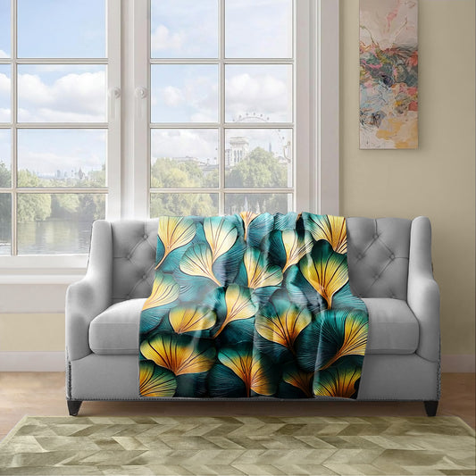 Canvas of Echoes Light Weight Fleece Blanket