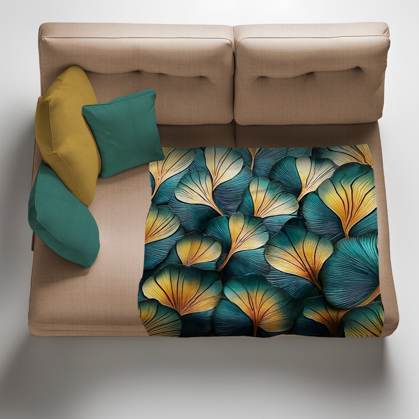 Canvas of Echoes Light Weight Fleece Blanket