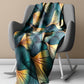 Canvas of Echoes Light Weight Fleece Blanket