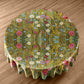 Canvas of Wildflowers Round Tablecloth