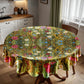 Canvas of Wildflowers Round Tablecloth
