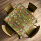 Canvas of Wildflowers Square Tablecloth
