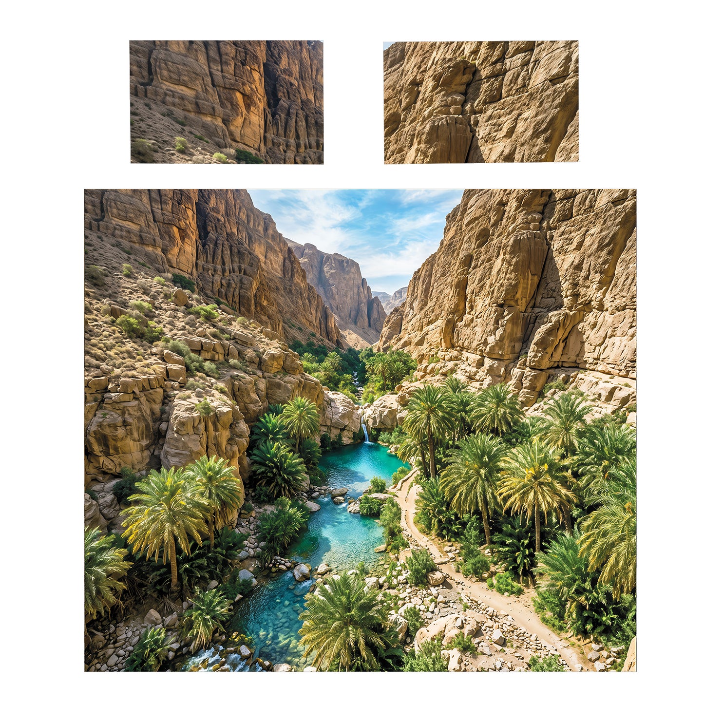 Canyon Stream Duvet Cover Set
