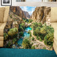 Canyon Stream Light Weight Fleece Blanket
