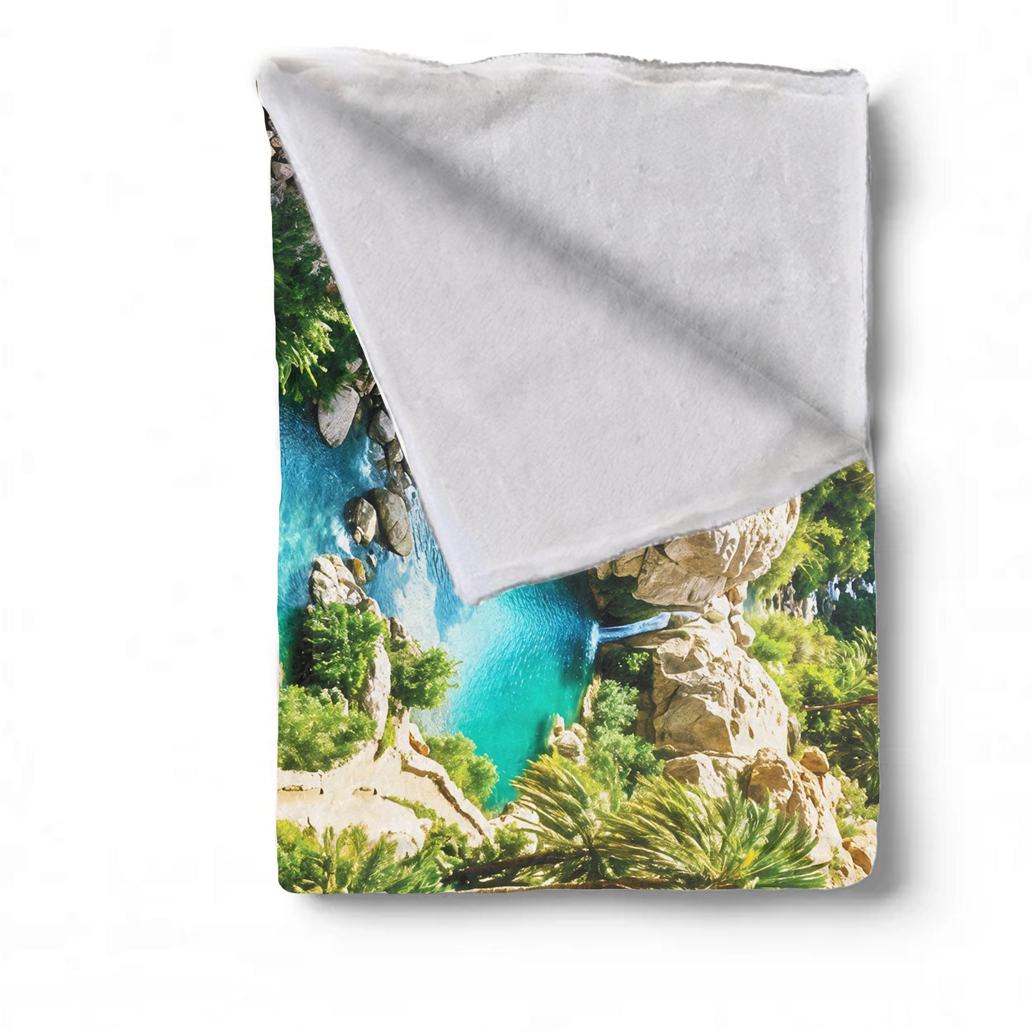 Canyon Stream Light Weight Fleece Blanket
