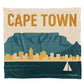 Cape Town Light Weight Fleece Blanket by Wikus Schalkwyk