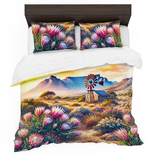 Cape Proteas Duvet Cover Set