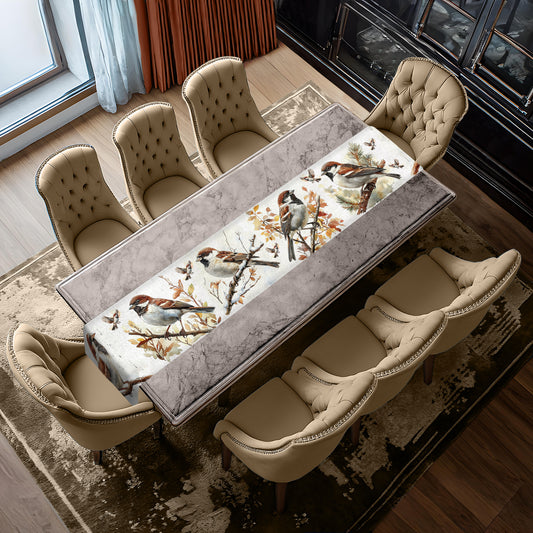 Cape Sparrow Table Runner by Mark van Vuuren