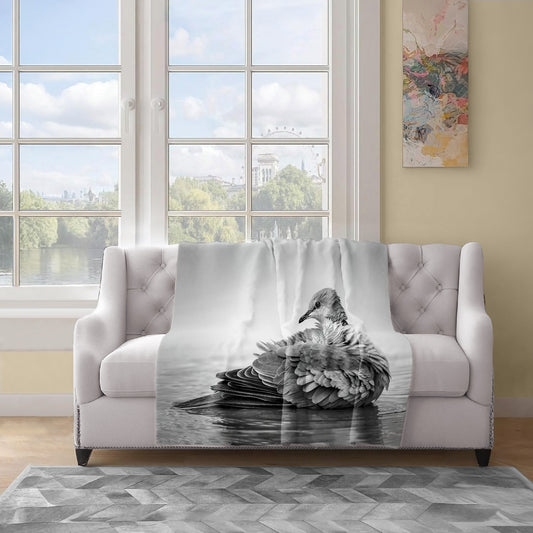 Cape Turtle Dove Light Weight Fleece Blanket By Fanie Heymans
