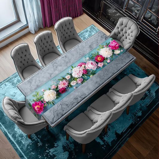 Carnation Presence Table Runner