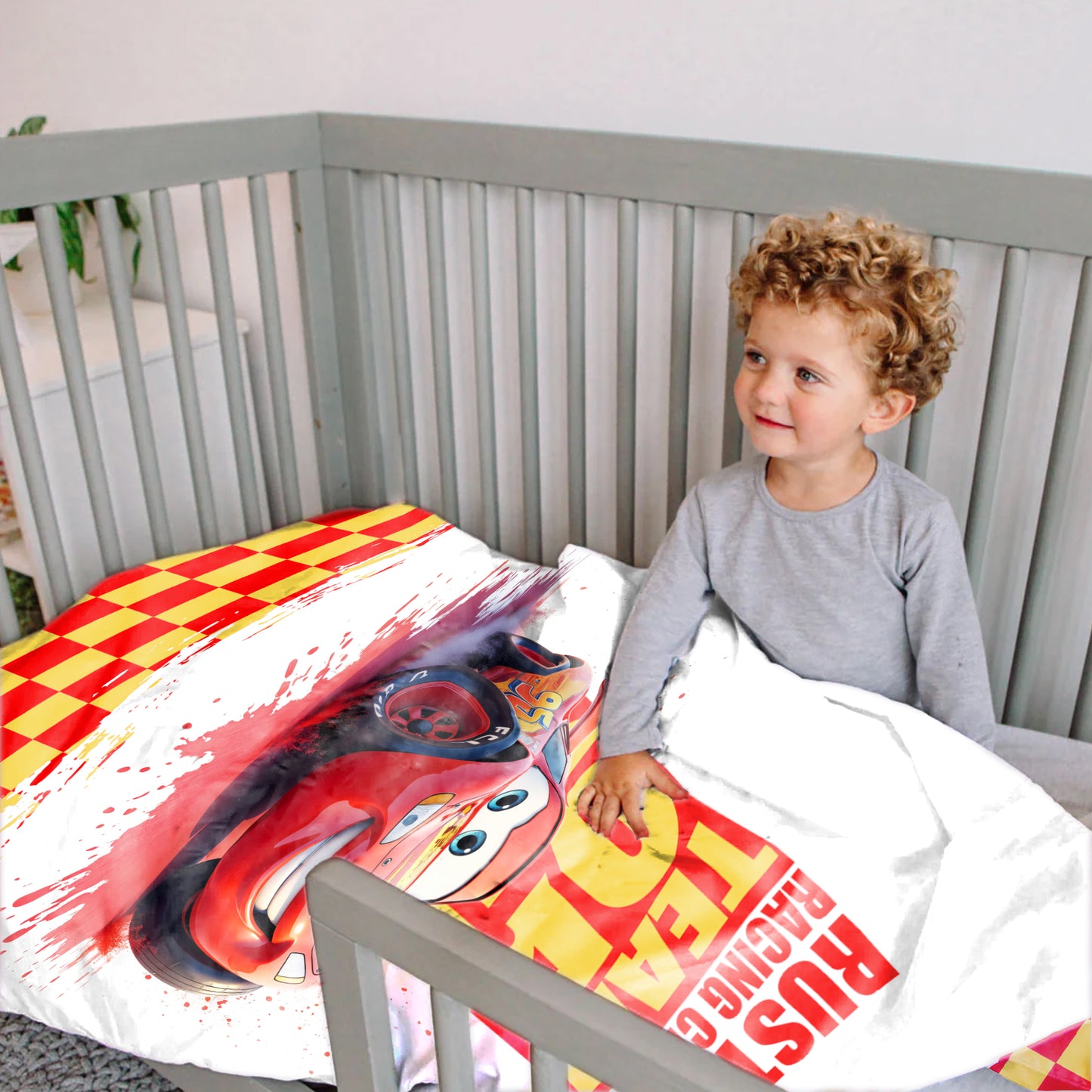 Cars Lightning McQueen Cot Set