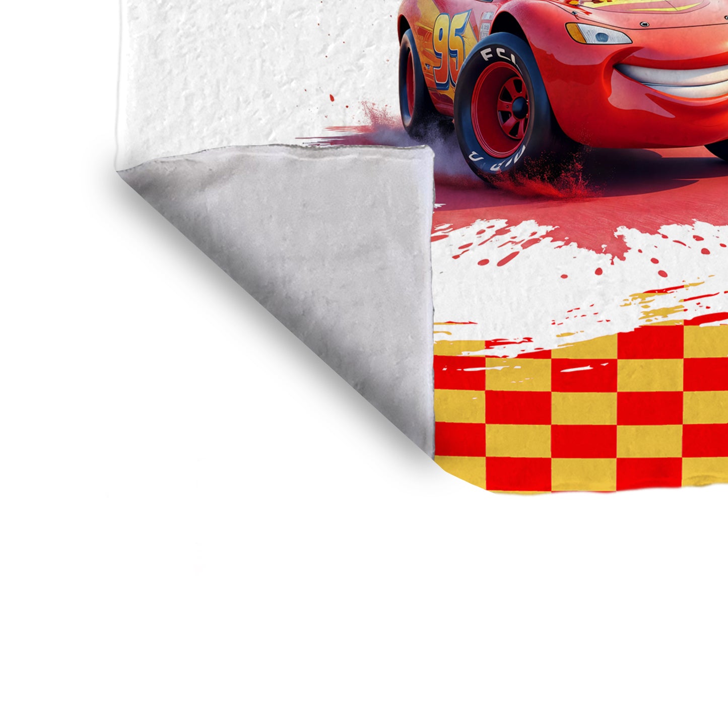 Cars Lightning McQueen Minky Blanket
