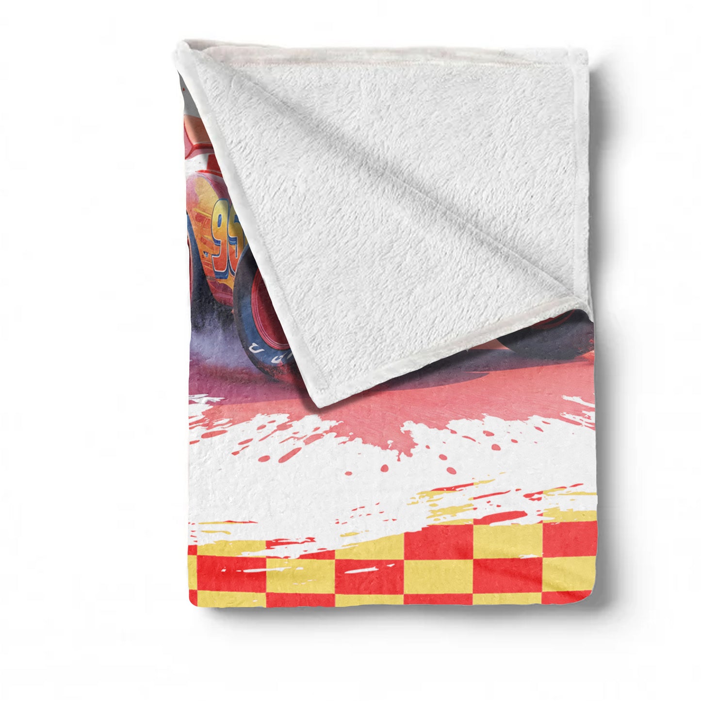 Cars Lightning McQueen Minky Blanket