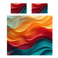 Cascade of Satin Duvet Cover Set