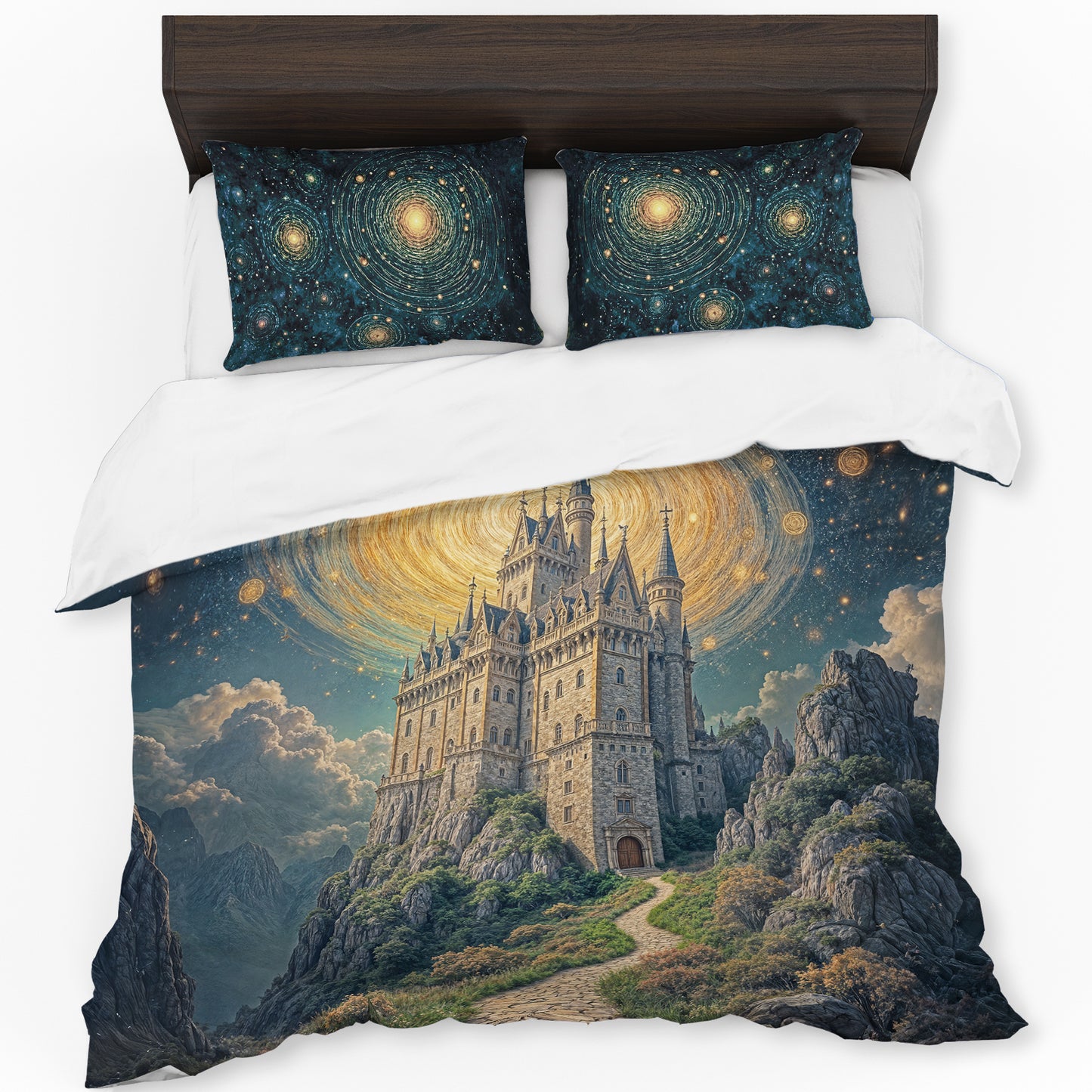 Castle in the Mist Duvet Cover Set
