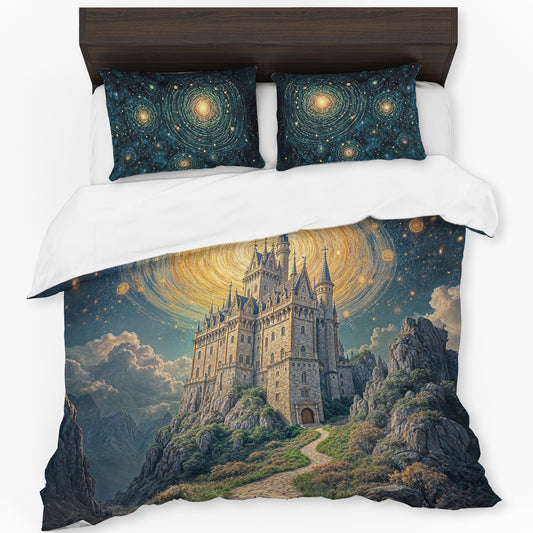 Castle in the Mist Duvet Cover Set