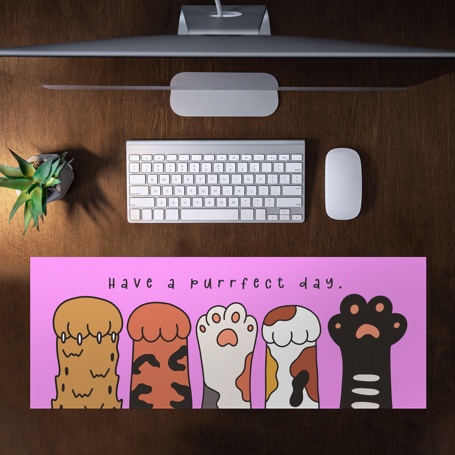 Cat Paws Desk Pad