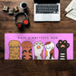 Cat Paws Desk Pad