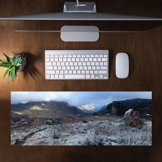 Cederberg Winter Scene Desk Pad by Annette Heymans