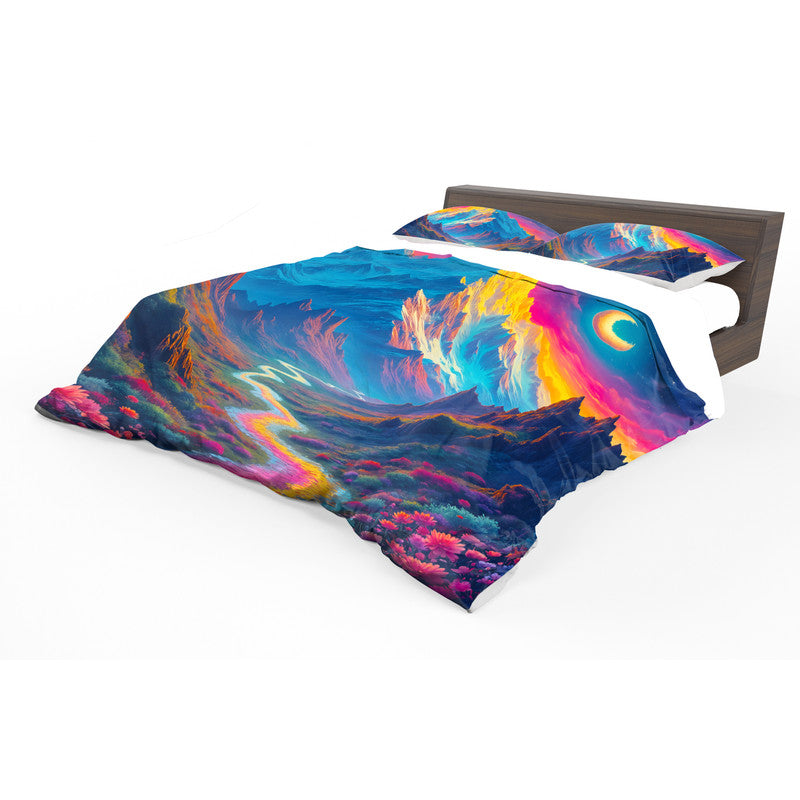 Celestial Bloomscape Duvet Cover Set