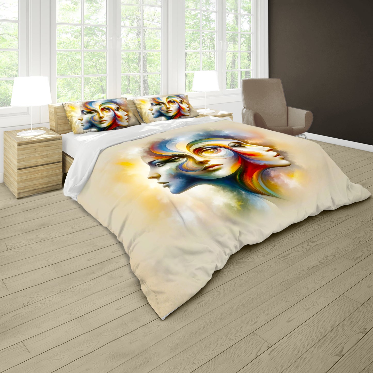 Celestial Maiden Duvet Cover Set