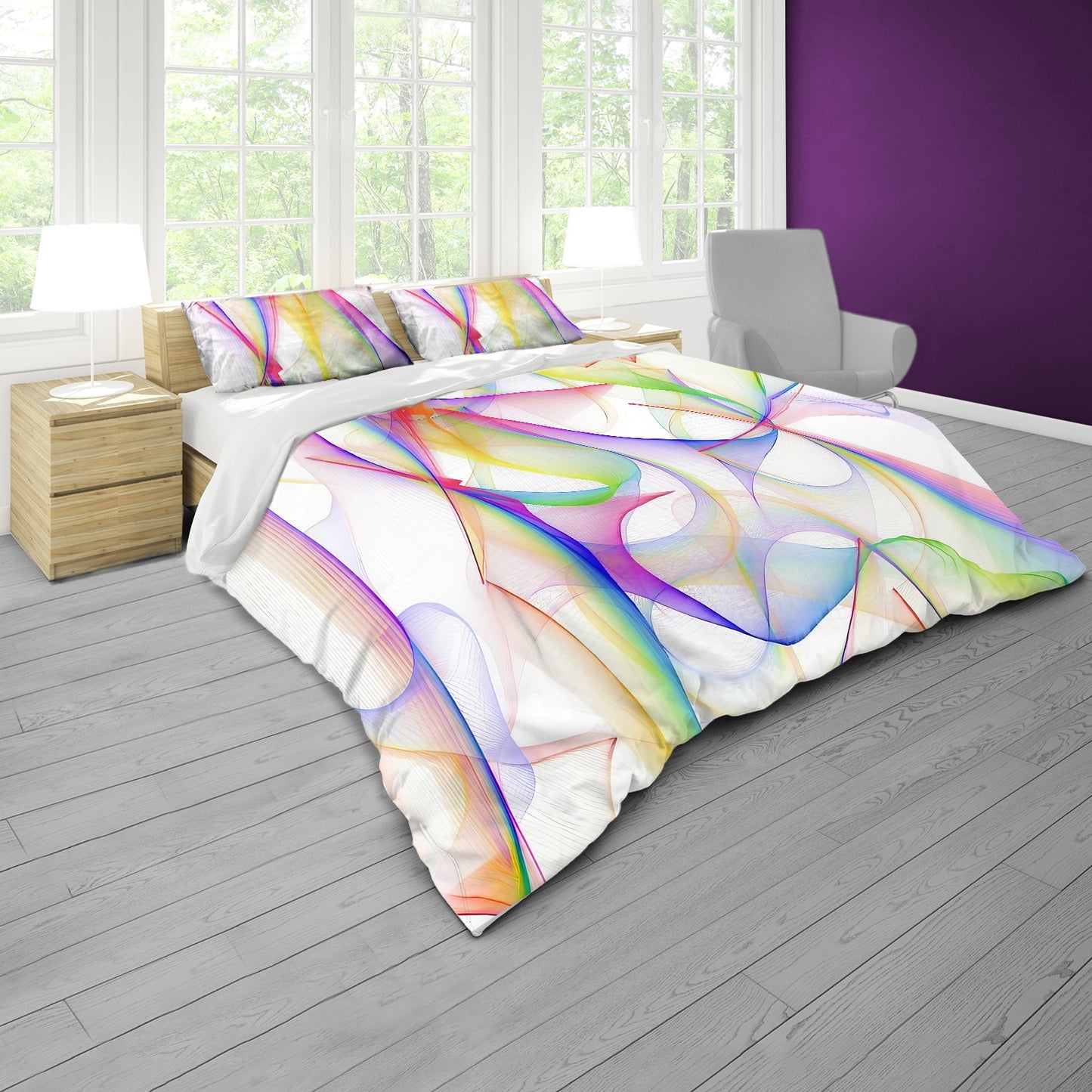 Candy Veins Duvet Cover Set