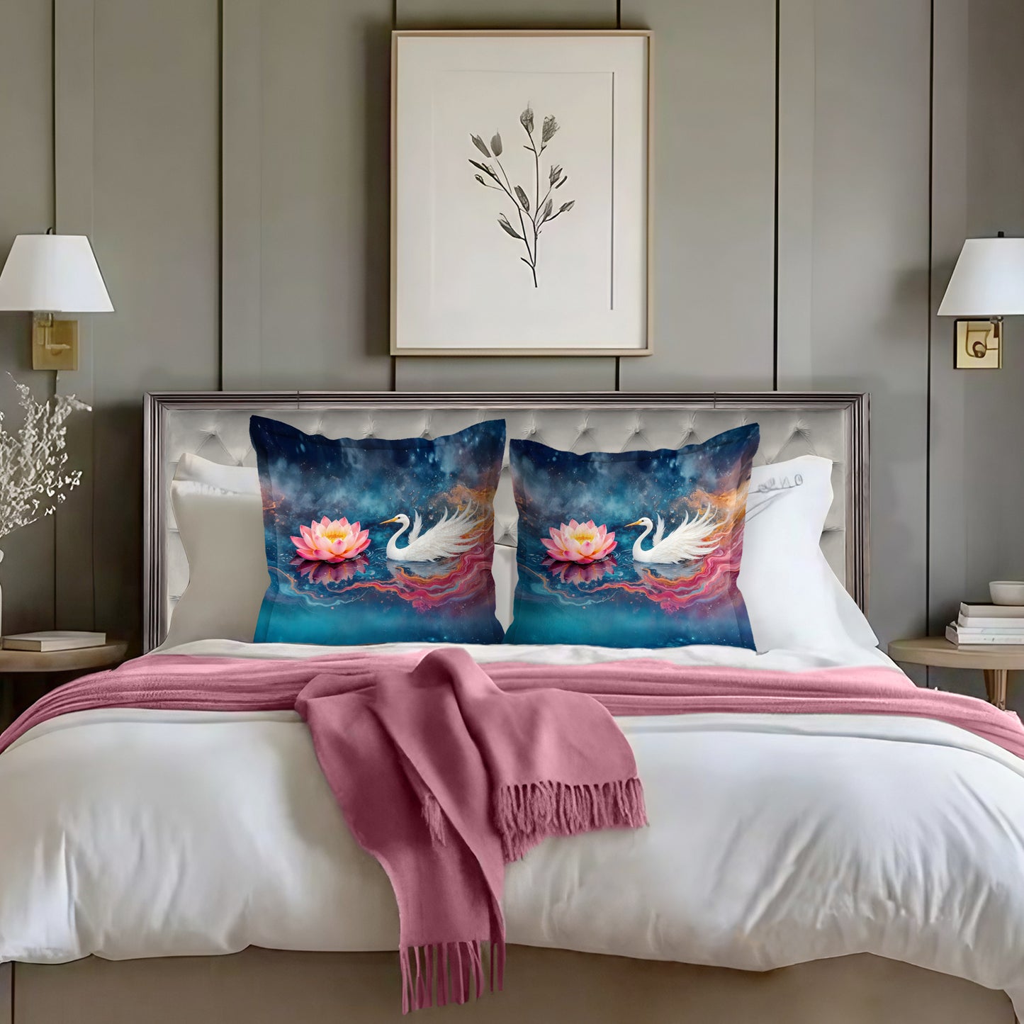 Celestial Stork Exclusive Range Cushions
